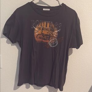 Full Tilt Black Route 66 Graphic Tee